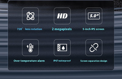 Endoscopio Industrial Handheld 200MP para Inspección de Tuberías y Motores - Image 7