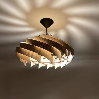 Lámpara de Techo Espiral Retro - Elegancia Vintage para Espacios Sofisticados - Image 19
