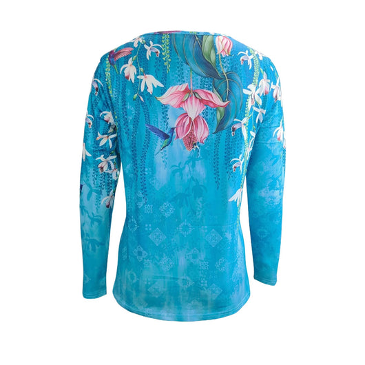 Camiseta Estampada de Manga Larga con Cierre para Mujer - Image 5