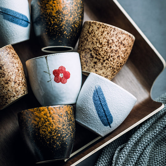 Taza de Té Cerámica Japonesa con Decoración Artesanal - Image 14