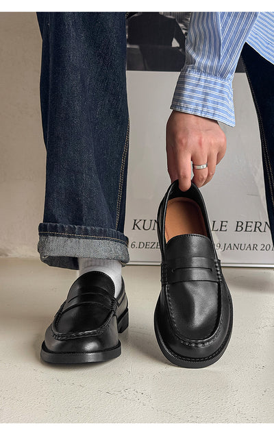 Zapatos Casuales Retro de Negocios para Hombre - Diseño Versátil sin Cordones - Image 10