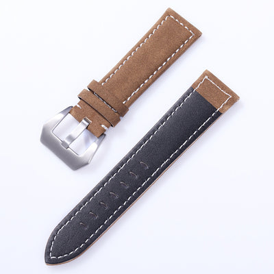 Correa de Reloj en Cuero Gamuza Premium Costura Artesanal Gruesa - Image 15