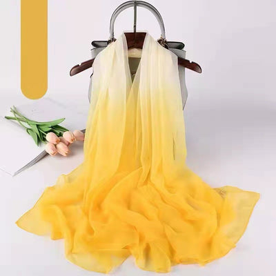 Pañuelo de Seda Degradado para Verano - Suave y Elegante - Image 8
