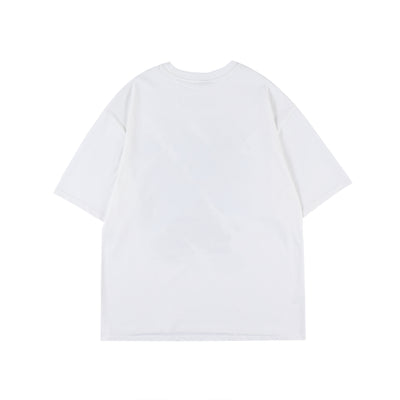 Playera Vintage con Estampado de Abecedario y Osito para Mujer - Image 8