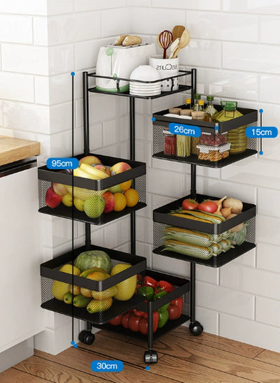 Carrito Organizador de Verduras con Ruedas - Image 13