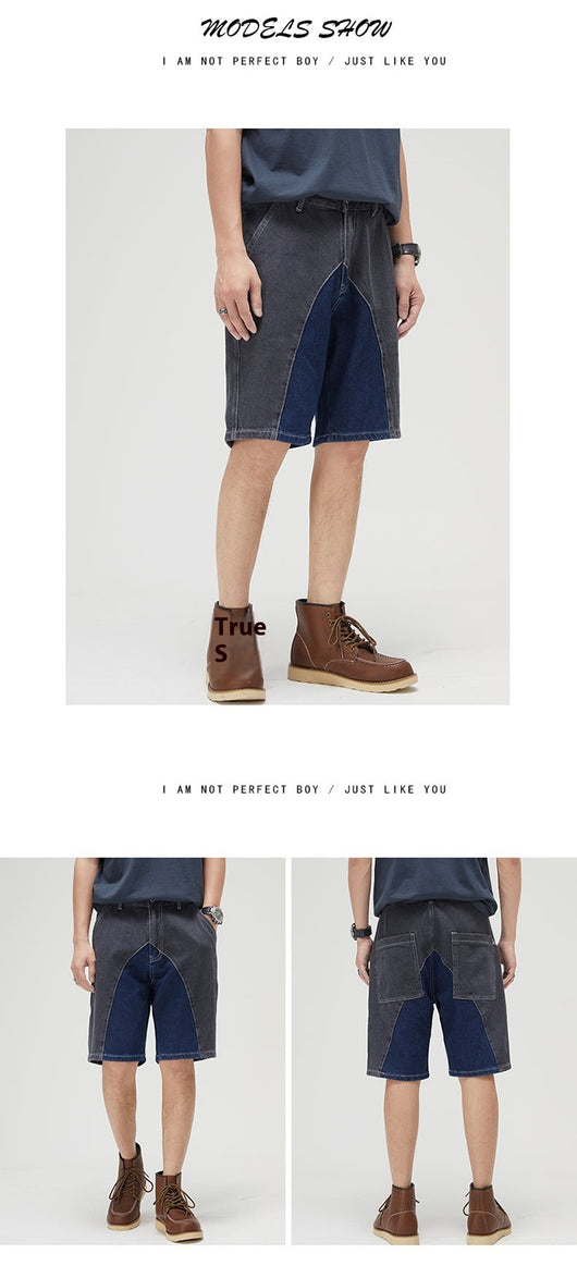 Shorts de Mezclilla con Parches para Hombre - Image 10