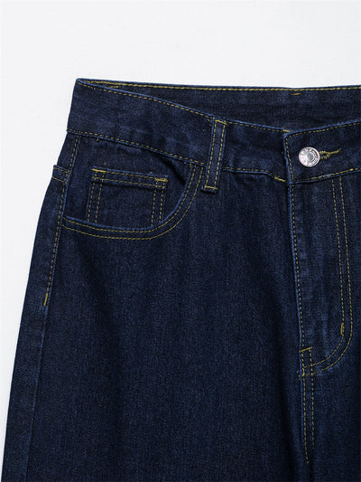 Conjunto Denim Vintage Azul Suelto - Camisa Manga Larga y Pantalón - Image 14