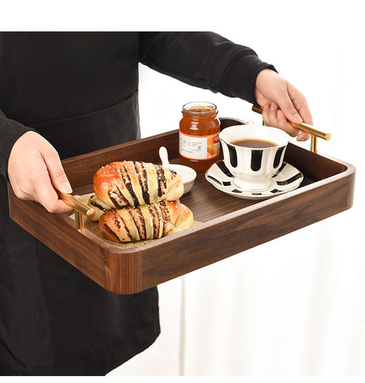 Bandeja Rectangular de Nogal para Café y Comedor - Image 11