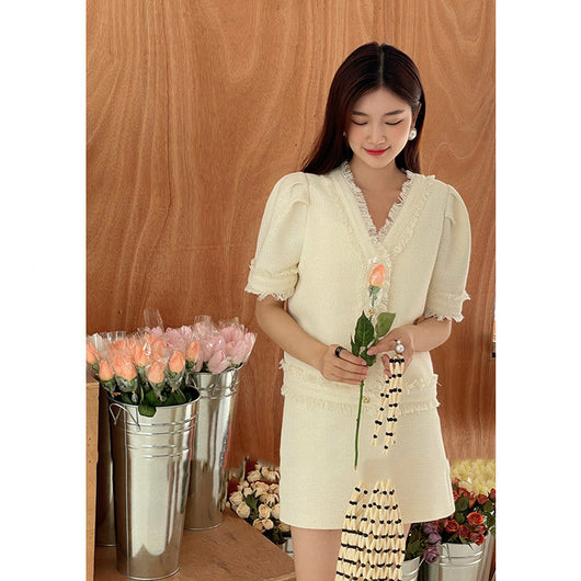 Conjunto de Dos Piezas: Blazer Perfumado y Culottes de Temperamento - Image 8