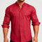 Camisa Casual para Adolescentes con Cuello Alzado