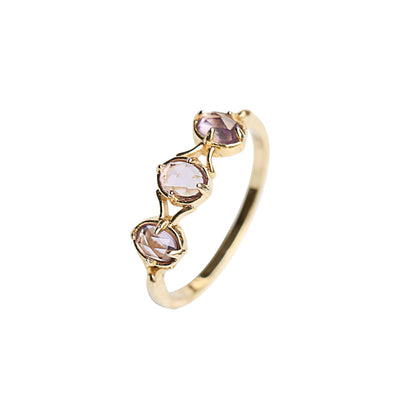 Anillo de Plata Esterlina 925 Baño Oro Rosa - Image 10
