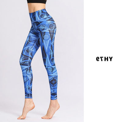 Pantalones de Yoga Estampado Tie-Dye - Image 4