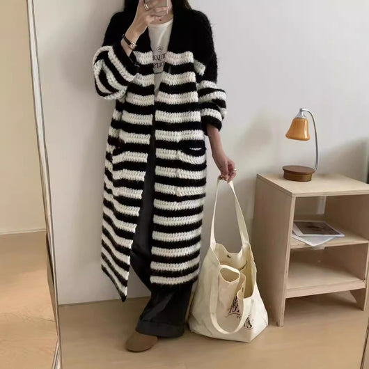 Suéter Cardigan Holgado y Cómodo para Mujer - Diseño Otoñal - Image 11