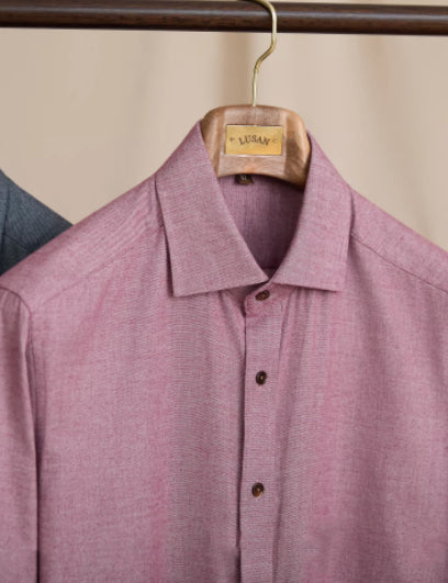 Camisa Business Casual Retro de Algodón con Cuello Windsor - Slim Fit Transpirable - Image 5