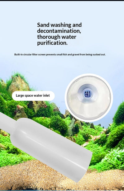 Tubo Sifón Manual para Limpieza de Arena y Cambios de Agua en Acuarios - Image 10