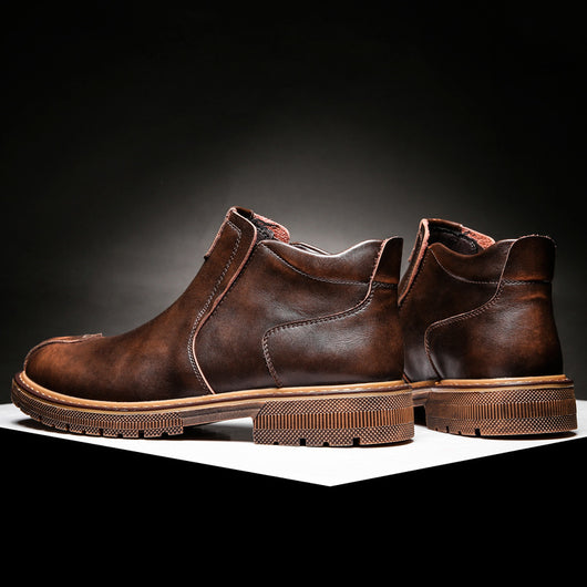Botas Casuales de Cuero Martin para Hombre Talla Grande - Image 12