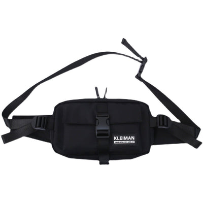 Bolsa de Pecho para Hombre - Mochila Cruzada Negra Estilo Urbano - Image 5