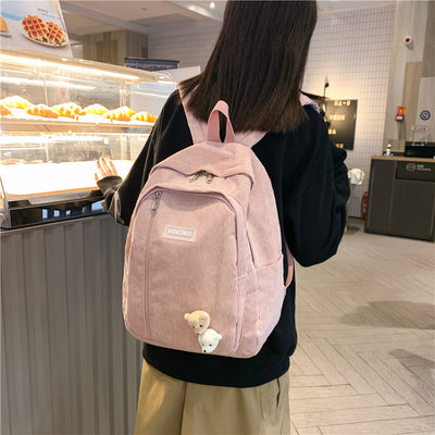 Mochila de Gran Capacidad Estilo Casual Japonés y Coreano