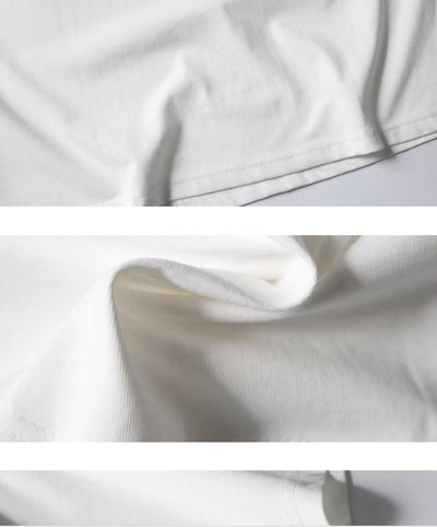 Camiseta Básica Negra y Blanca de Manga Corta Versátil - Image 7