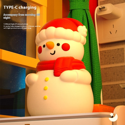 Lámpara Nocturna Muñeco de Nieve - Luz LED Suave para Dormitorio Infantil - Image 2