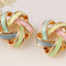 Aretes Espiral Retorcida Versátiles