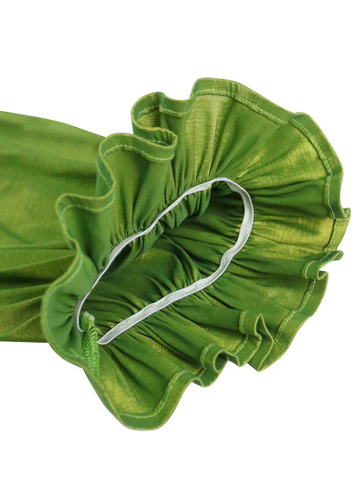 Vestido de Noche Elegante con Lentejuelas y Volantes - Image 8