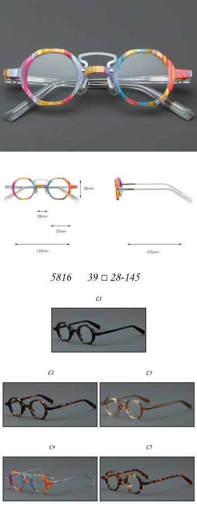 Gafas Retro Japonesas de Marco Rectangular - Diseño Versátil - Image 17