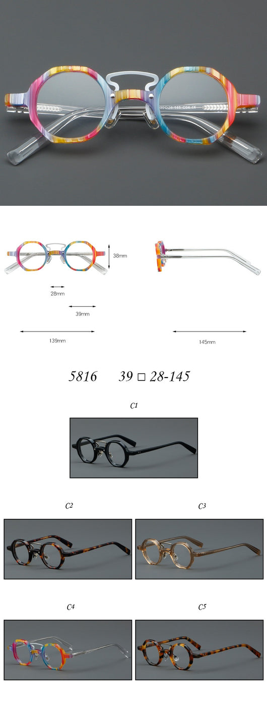 Gafas Retro Japonesas de Marco Rectangular - Diseño Versátil - Image 17