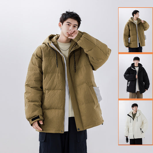 Chaqueta de Plumón de Pato 90% Abrigo Casual Pareja Resistente al Frío