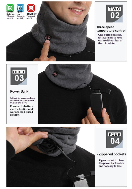 Cuello Térmico USB con 3 Velocidades de Calor - Image 17