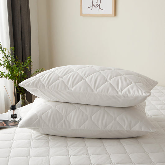 Funda Protectora de Almohada de Algodón Puro Acolchada - Image 10