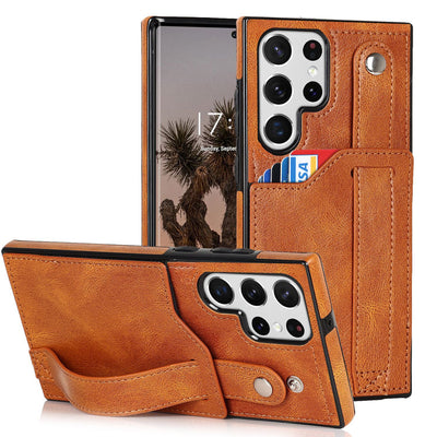 Funda Protectora de Cuero para Celular con Correa para Muñeca - Image 5