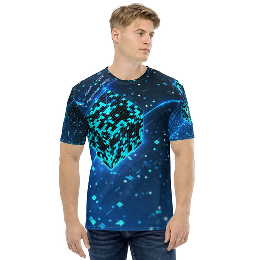 Playera Estampada en 3D de Manga Corta