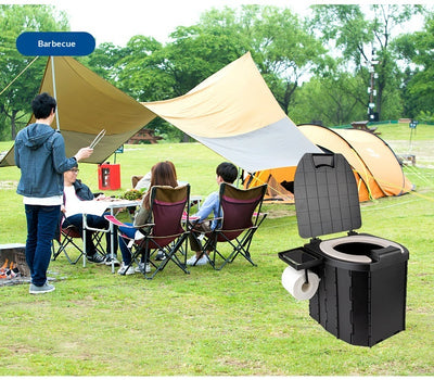 Silla Cómoda Portátil Plegable con Cubierta PU - Image 11