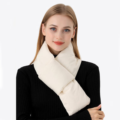 Bufanda Térmica Corta con Bolsillo y Diseño Cruzado para Mujer - Invierno y Deportes - Image 12