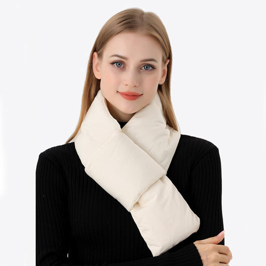 Bufanda Térmica Corta con Bolsillo y Diseño Cruzado para Mujer - Invierno y Deportes - Image 12
