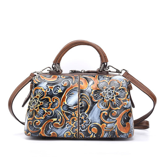 Bolso de Mano Personalizado en Cuero Genuino con Grabado Artesanal - Image 2