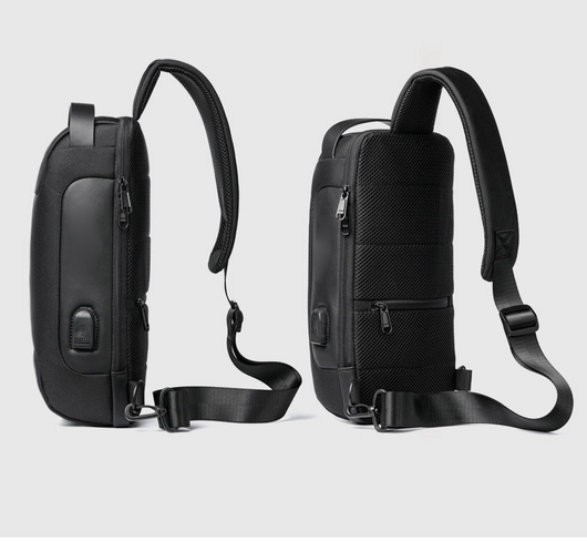 Mochila Crossbody Impermeable Antirrobo para Hombre - Bolsa de Viaje Oxford Multifunción - Image 36