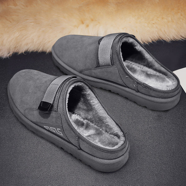 Zapatillas de Casa Antideslizantes para Hombre - Algodón Cálido