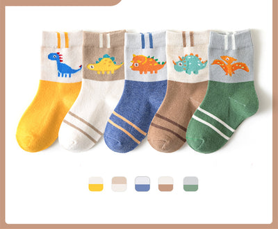 Calcetines de Algodón para Niños y Niñas - Colores Lisos Escolares - Image 13