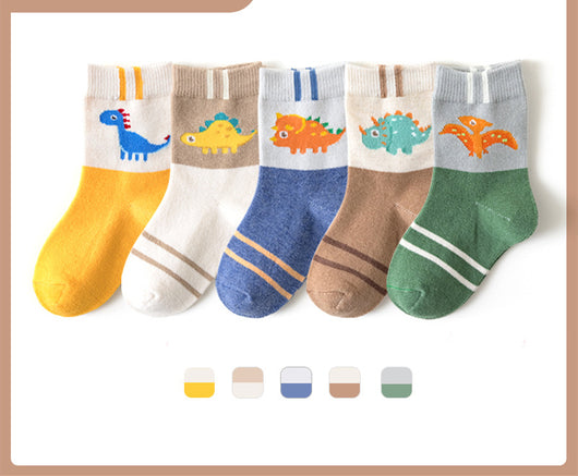 Calcetines de Algodón para Niños y Niñas - Colores Lisos Escolares - Image 13
