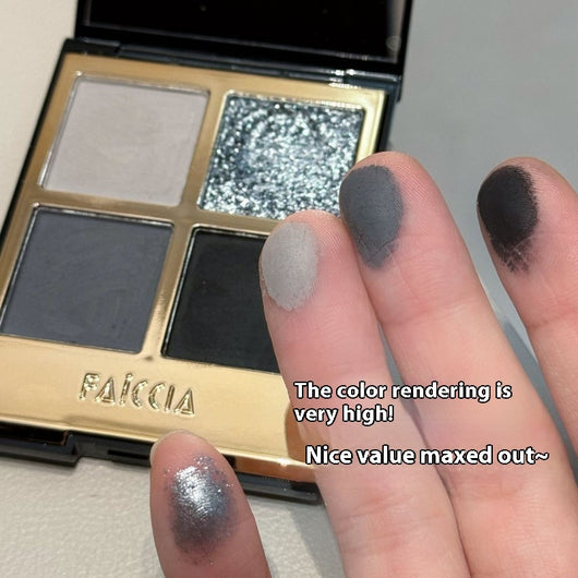 Paleta de Sombras Eyeshadow 4 Colores Tierra Ahumado Mate - Image 2