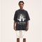 Shorts de Algodón Terry Blanco Puro con Cordón Ajustable para Hombre