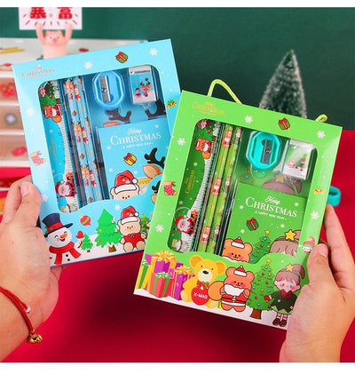 Set de Papelería Portátil 6 Piezas - Caja de Regalo Navideña para Niños - Image 16