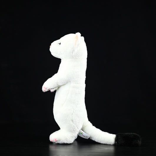Peluche Hurón Blanco de Pie - Muñeco Quitanieve - Image 3