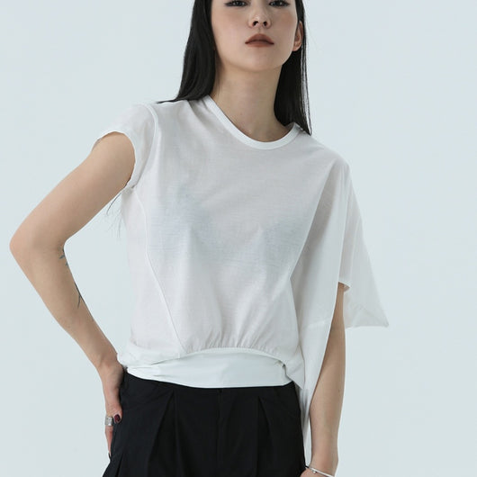 Playera Irregular de Manga Corta - Colección Verano - Image 4