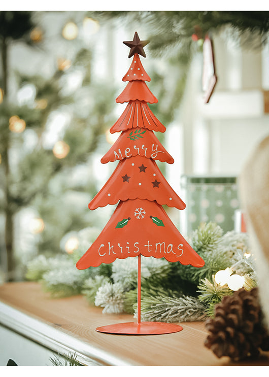 Árbol de Navidad de Metal para Ventana - Adorno Decorativo del Hogar - Image 11