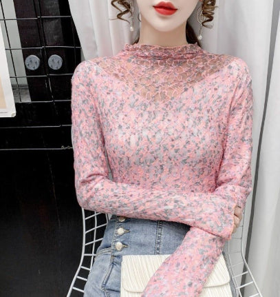 Blusa Floral de Encaje Elegante para Mujer - Image 9