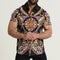Camisa Estampada con Solapa para Hombre