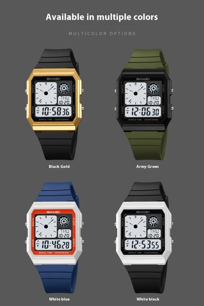 Reloj Deportivo Electrónico Resistente al Agua Multifuncional para Hombre - Image 23
